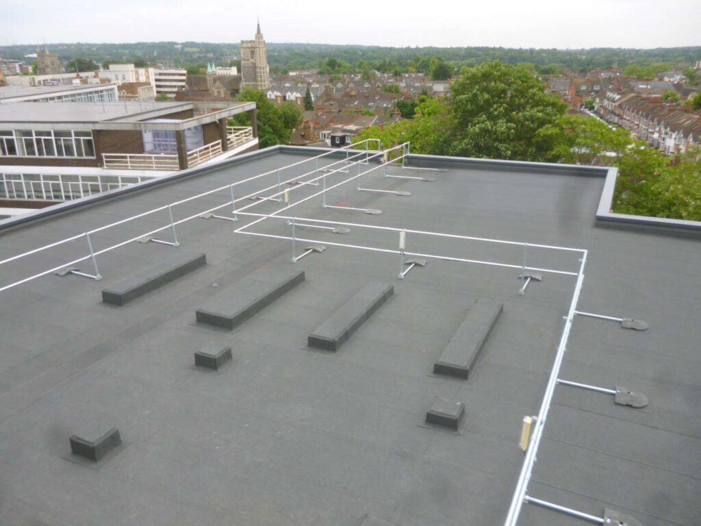 Flat roof installation by Watford Roofing