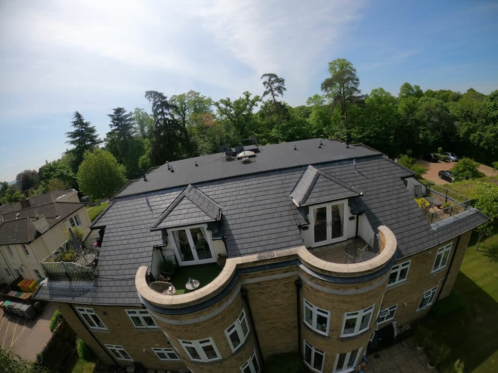 Redland Cambrian slate installation in Chorleywood